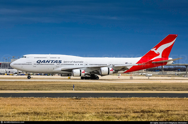 [DFW.2013] #Qantas #QF #Boeing #B744 #VH-OEE #Nullarbor #1st.B744 #awp