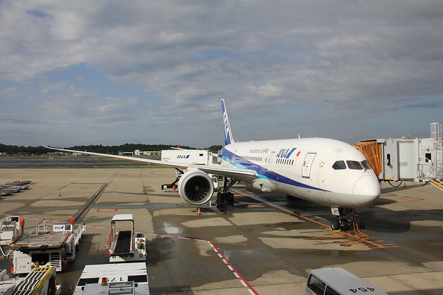 All Nippon Airways  Boeing 787-8 Dreamliner JA827A , Narita International airport ( NRT / RJAA ) 18.09.2018
