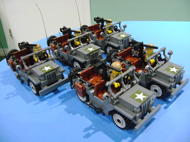 Custom Lego WW2 Willy Jeep updated version