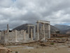 Naxos, chrám bohyně Démétér, vpravo v pozadí Mount Zeus, foto: Petr Nejedlý