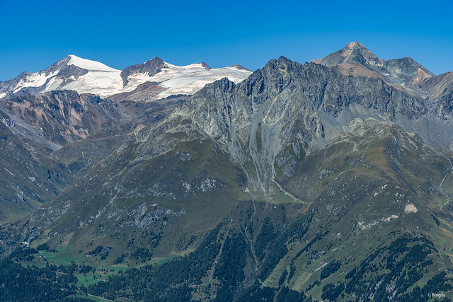 View to the Großvenediger (3.667m)