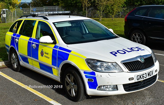 Kent Police Skoda Octavia Dog Section GK63 MGV