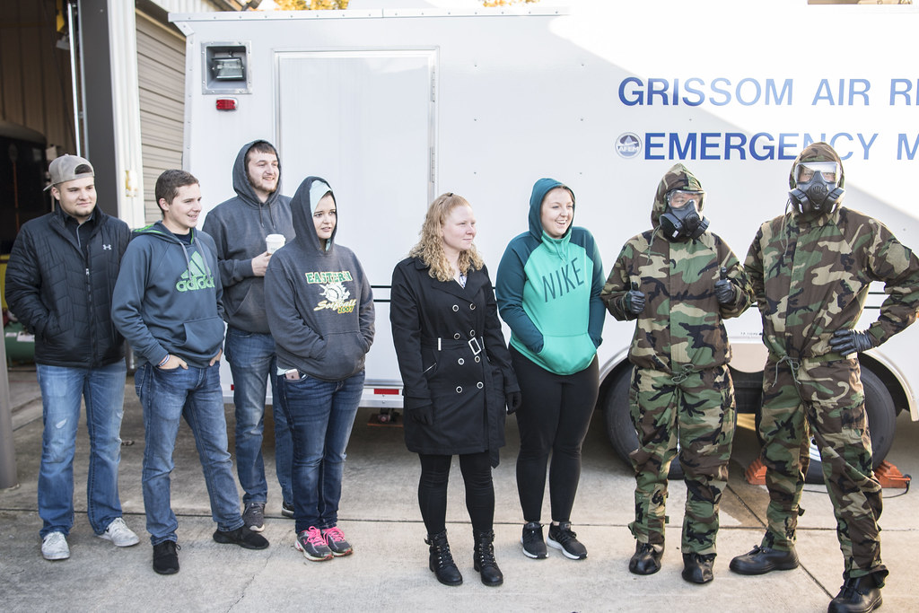 Criminal Justice students visit Grissom AFB