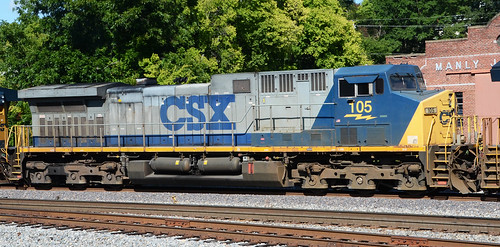 csx105 gecw44ac yn2 getransportationsystems generalelectric roster locomotive daltonga csxatlantadivision csxwasubdivision 091418