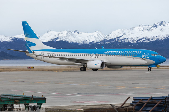 LV-FVN Aerolineas Argentinas Boeing 737-8SH(WL) (Ushuaia Malvinas Argentinas (USH - SAWH), Argentina)