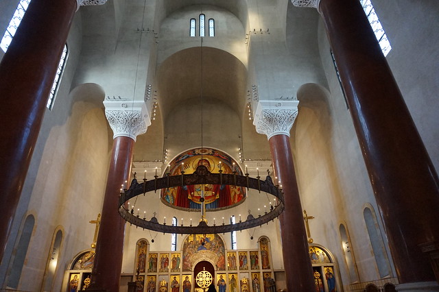 Eglise Saint-Marc, Belgrade : Vue intérieure