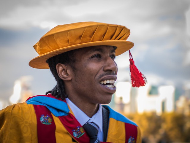 Junior Smart of SOS Project, St Giles Trust awarded his Honorary Doctorate of Education on 26th October 2018