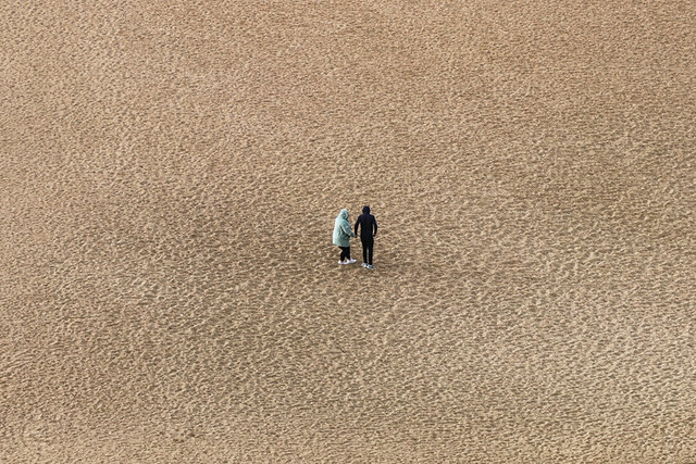 Two People on a Beach