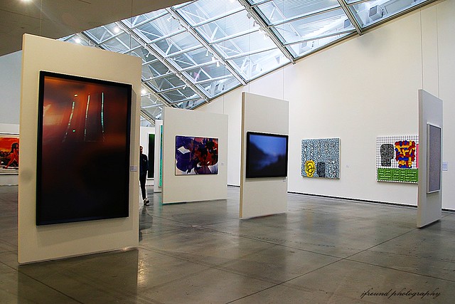 Paintings in the Astrup Fearnley museum in Oslo