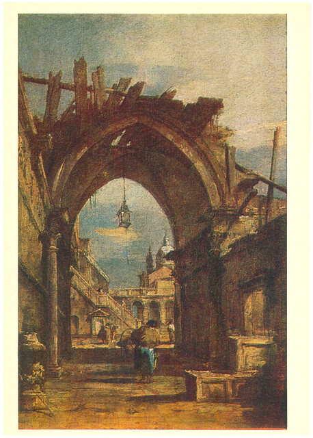 14) ФРАНЧЕСКО ГВАРДИ [1712-1793] Francesco Guardi. Вид Венеции
