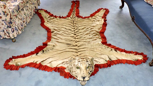 Tiger skin rug