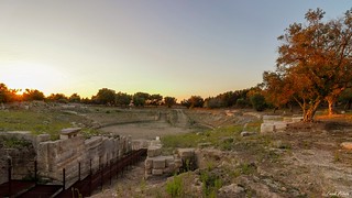 Sunset over Rudiae's Amphitheater