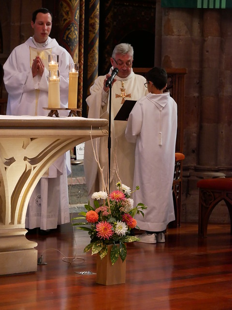 Messe d'accueil du curé Joseph LACHMANN et du vicaire Jérémy NOIRTIN