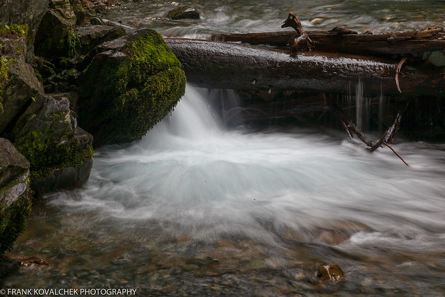 Virgin Creek Falls near Girdwood, Alaska