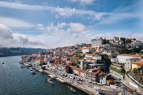 porto portugal cityscape city river douro ribeira fromabove