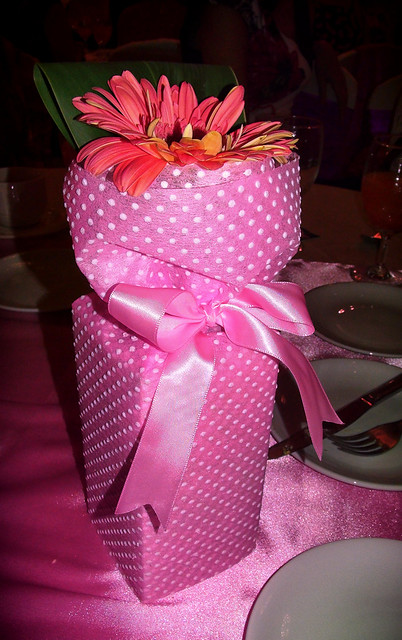 Pinktober - Table decoration at the E&O