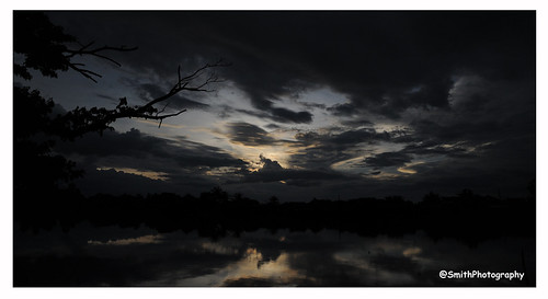 Sunset along the Stung Seng River by Smith@photography, Stung Seng Town, Kampong Thom Province, Cambodia