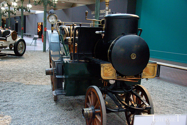 20180718 - Cite de l'automobile Mulhouse - JACQUOT Tonneau a vapeur - 1878 - N(0960)