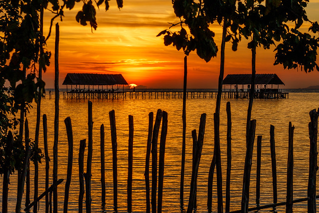 Sunset at Kri Island