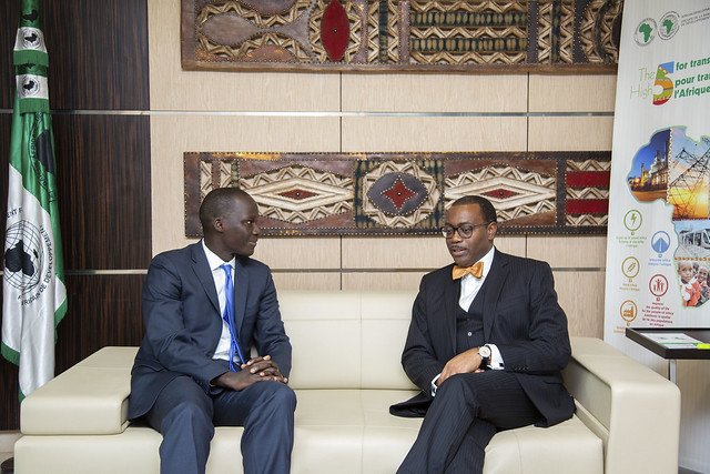Meeeting with Mr. Daouda Sembene, Executive Director for IMF.