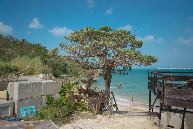 The hidden beach in Okinawa