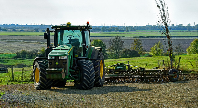 John Deere Tractor and Plough Attachment - photo-shopped to death