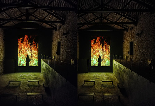 billviola art video installation sessalinas ibiza spain 3d stereophotography stereoscopy