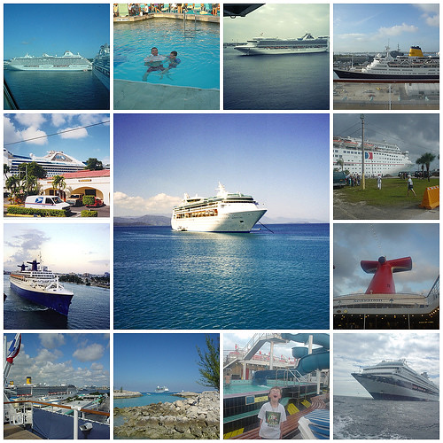 Collage of Cruise Ships