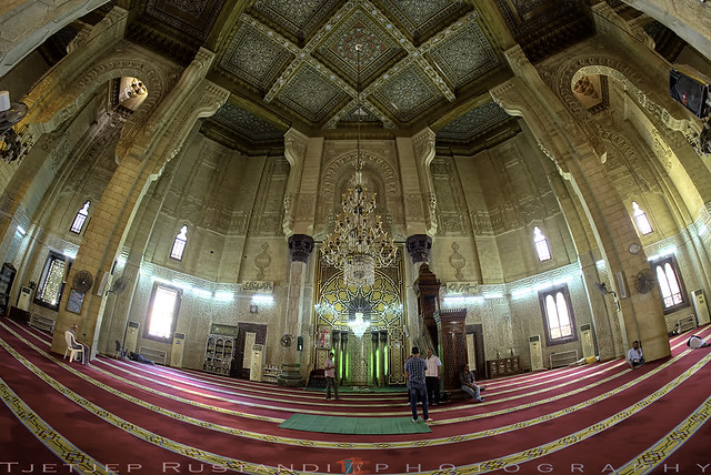 The mimbar of Abu el-Abbas el-Mursi Mosque