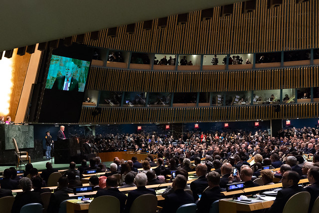 President Donald J. Trump at the United Nations General Assembly