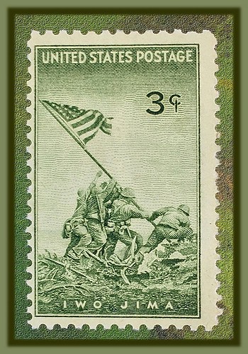 iwojima 1945 stamp