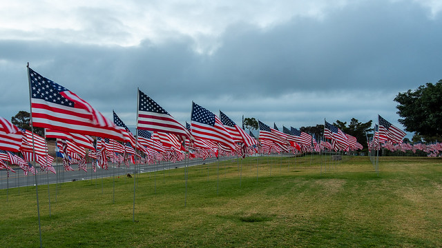 Waves of Flags Installation at Pepperdine University