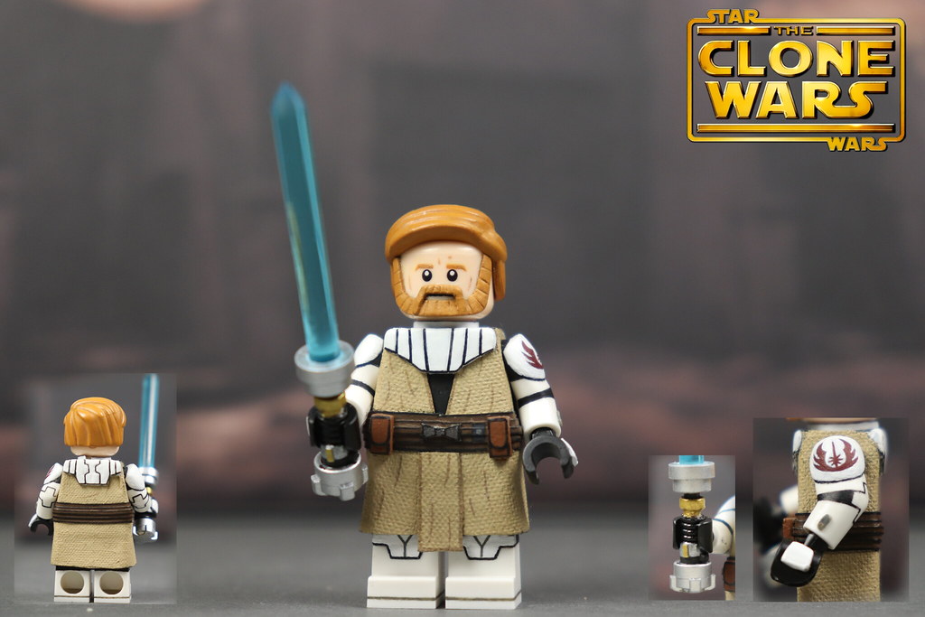 Custom LEGO Star Wars The Clone Wars: S1 Obi-Wan Kenobi