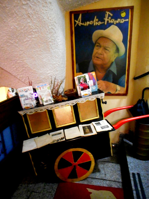 Relics of the composer and singer Aurelio Fierro (Montella / Avellino 1923-Naples 2005) at restaurant 