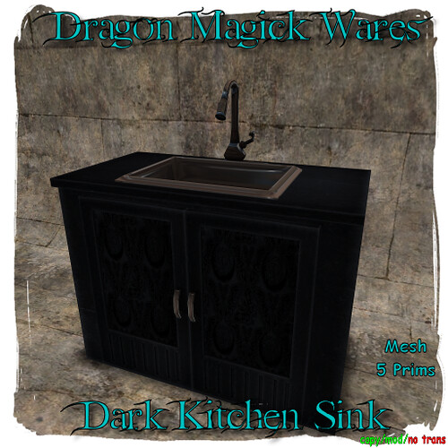 Dark Kitchen Sink