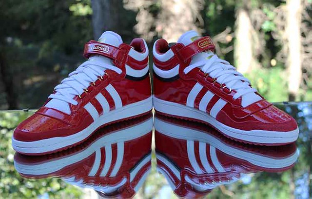 Adidas Concord II Mid Patent Scarlet Red White F37264 Men’… | Flickr