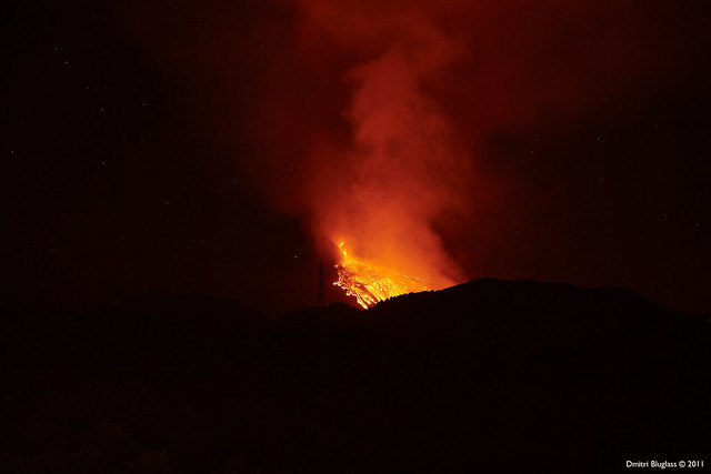 ETNA Vulcano. Eruption. Sicilia 2011