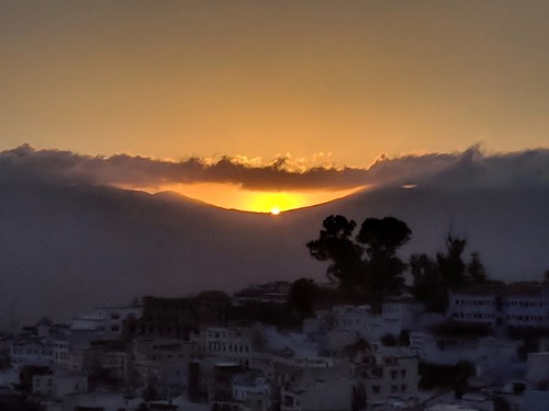 chefchaouen morocco chefchaouenmorocco sunset clouds sun dusk sundown mountains rifmountains sky
