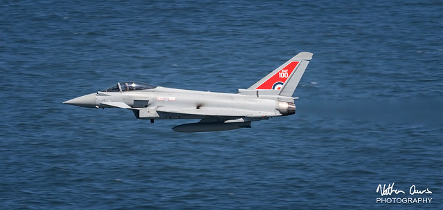 RAF Typhoon FGR.4 ZK318 at Llandudno 2018