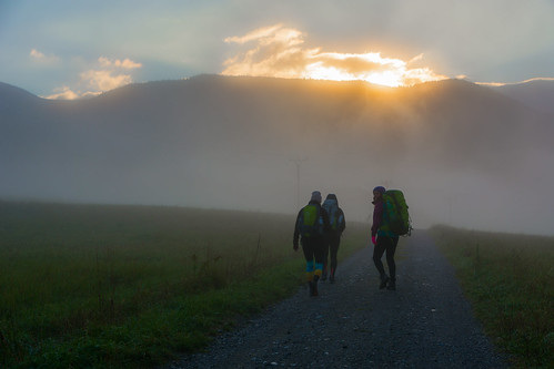 autumn maláfatra fog group morning sunrise slovakia