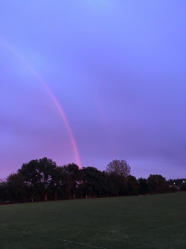 rainbow evening
