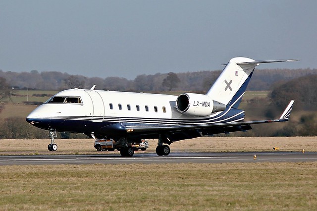 LX-MDA : Bombardier CL600 Challenger 604.