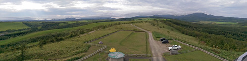 japan hokaido panorama kaiyodai observatory hill countryside mountain green grass field