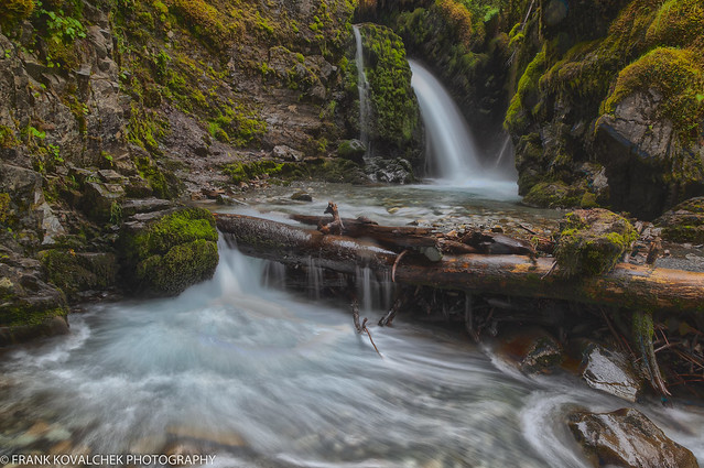 Virgin Creek Falls near Girdwood, Alaska
