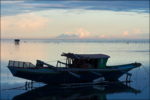 tagbilarancity boat bohol clouds sea scape philippines island blue evening pentax pentax1650f28 pentaxk5ii k5ii justpentax shadow sky silhouette sunset water ocean