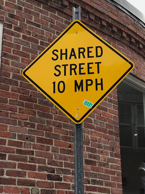 Shared Street 10 miles per hour