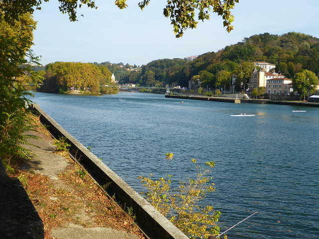 Lyon, walking along the Saône river. October 23. 2018