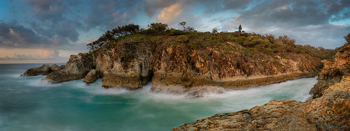 coastal surf tropical cliff rock sea seascapes ocean australia queensland turquoise