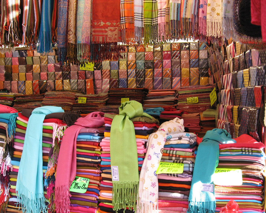 Scarves | So much color in Italy! | Elyse | Flickr