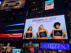 Orange is the new Black Netflix Ad, Times Square - NYC